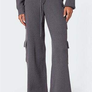 Edikted knit cargo pants